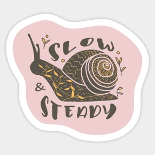 slow snail Sticker